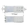 Yesmin Pack of 3 Bra Strap Extenders Extensions Elastic Extender Set 2 Hooks (White)