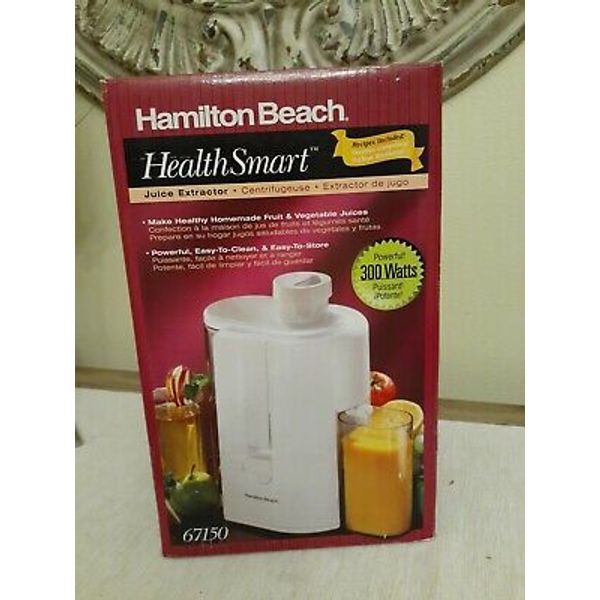 Vintage Hamilton Beach Juice Extractor Model# 67150 Health Smart NEW