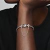 Pandora Triple Blue Stone Safety Chain 791688C01-05