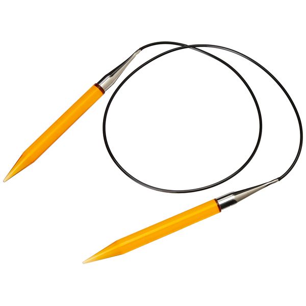 Knit Pro 80 cm x 10 mm Fixed Circular Needles, Multi-Colour