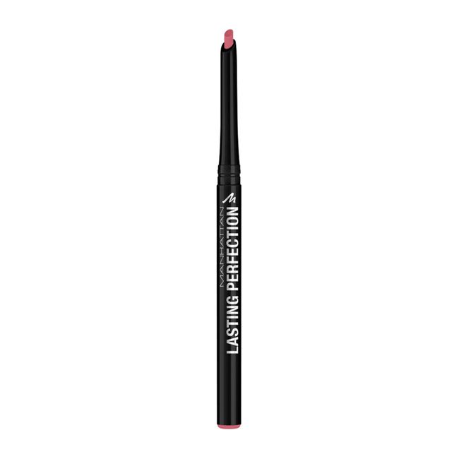 Manhattan Lasting Perfection Lipliner, Fb. 63 Eastend Pink, langanhaltender und deckender Konturenstift, 2 g