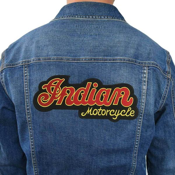 Motorcycle Biker Patch Logo 9" X 3.7"  Embroidered Iron/Sew On Patch