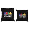 Down for Some Deboccery Bocce Ball Italian Lawn Game Throw Pillow
