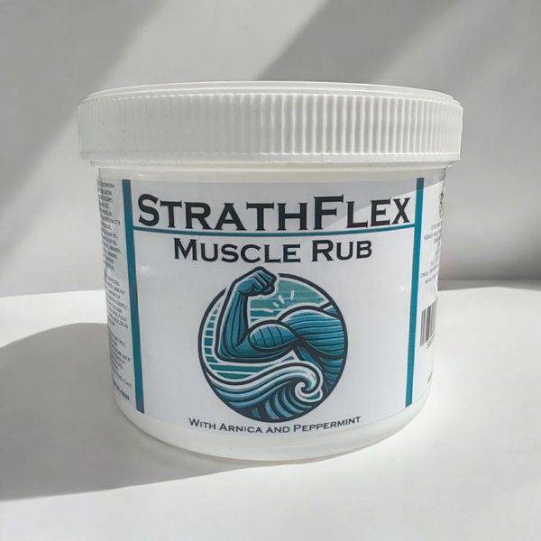 StrathFlex Muscle Rub - Fast, Effective Relief for Muscle Aches and Pains. Arnica & Peppermint