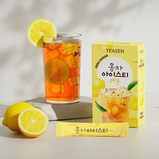 Teazen Black Tea Iced Lemon 10 Sticks