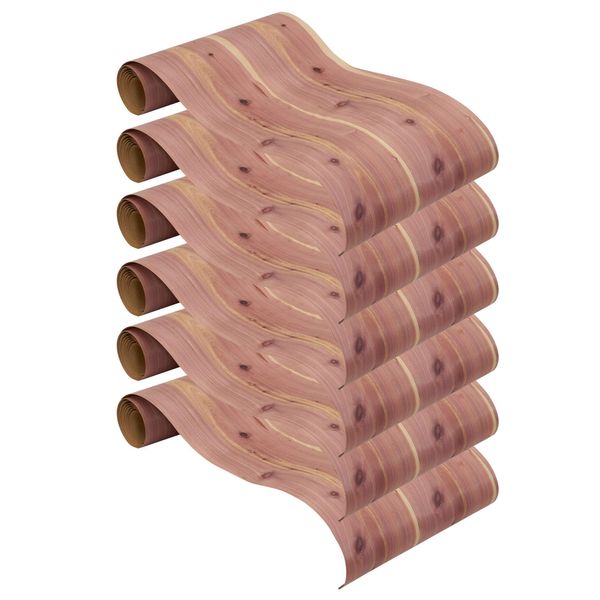 Household Essentials Cedar Drawer and Closet Shelf Liner | 6-Feet by 10-Inch | Brown, (Pack of 6)