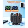 FYOUNG Charging Station for Nintendo Switch 2 Controller(2025), Charger Dock for Joycon 2 with Charging Indicator, Compact Vertical Charge 4 Controller Stand for Switch 2 Accessories