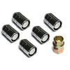 Rugged Ridge | Wheel Lug Nut Lock Kit, 5 Piece, 1/2 -20 Thread, Chrome | 16715.20