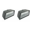 x2 Britax 868 Trailer Number Plate Light, Maypole, 12v Bulb, Clear/White