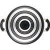 Smart Control Nonstick Stock Pot/Stockpot with Lid, 6 Quart, Black