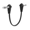 Augioth 36 Inch 95 cm Flat Guitar Patch Cable 3Ft 1/4 Right Angled TS Effect Pedal Cord