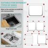 Rhbamoa Sink Clips,Top Mount Sink Brackets,Sinks Mounting Kit Bracket,Sinks Support 8 Pack Kit，Heavy Duty