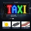 QBZDOUA Devil Eyes Light for Car, 7''x3'' Flexible LED Sign for Car, Programmable Scrolling LED Matrix Panel Sign, App Control Custom Text Pattern Digtial Small Message Board