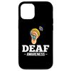 iPhone 15 Pro Hearing Aid Ear Disability Support Deaf Awareness Case