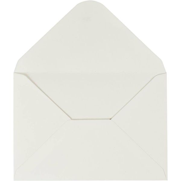 Happy Moments Envelopes, Off-White, One Size