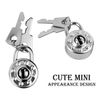 5 Pack Mini Diary Padlock, Small Locks with Keys, Tiny Luggage Locks for Travel, Journal, Jewelry, Backpack, Boxes (Circle, 5)