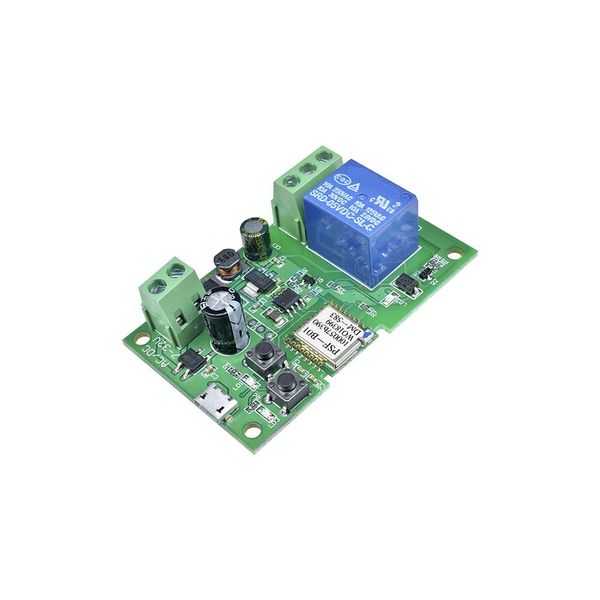 DC 5V 12V Self-lock Smart WiFi Wireless Switch Thet Relay Module APP Control Diy Electronic PCB Board