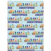 Paper Themes New Baby Personalised Gift Wrap 2 Sheets Trains