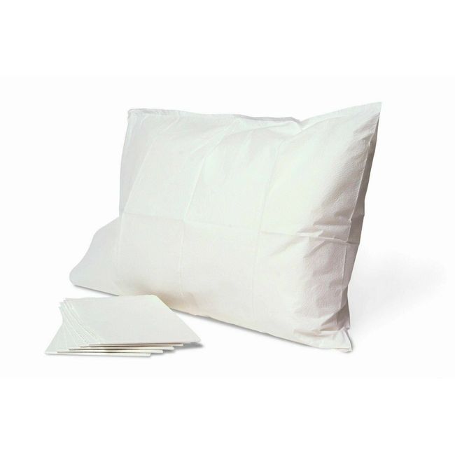 15 Units of Medical Quality Disposable White Pillow Cases 21" x 30"