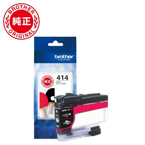 [Brother Genuine] Ink Cartridge Magenta LC414M Compatible Model Number: DCP-J1200N and others Pink Small