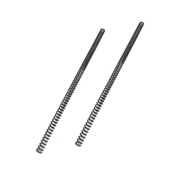 A ABSOPRO 45cm Black Replacement Motorcycle Motorbike Front Fork Spring 2pcs Item Replacement