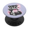 Black Fox Strawberry Milk Bubble Tea For Boba Lover PopSockets Swappable PopGrip