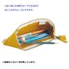 Lihit Lab A7900-3 Wide Open Pen Pouch, Red, Small
