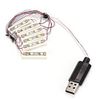 Ymiko 1x6 LED Down Lights USB Powered Brick White, Powered by USB, Compatible with Lego Bricks