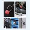 Combination Padlock,4 Pcs Combination Padlocks Small Padlock with Combination 3 Digit Outdoor Waterproof Padlock Code Lock Cable Luggage Locks for Backpack,Suitcase,Door