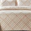 Modern & Stylish Embossed Ruffle Quilted Bedspread Bed Throw Single Double King size bedding set (Beige-Ruffle, Double)