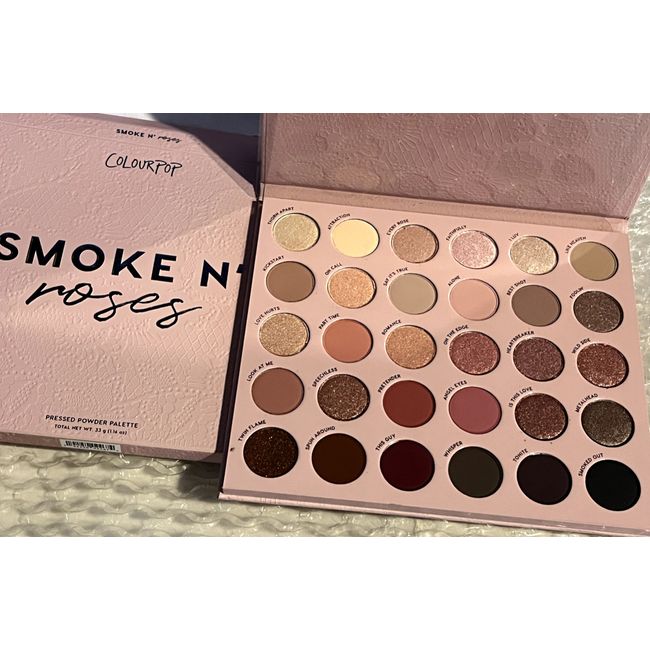 COLOURPOP Smoke N' roses Pressed Powder Shadow Palette New