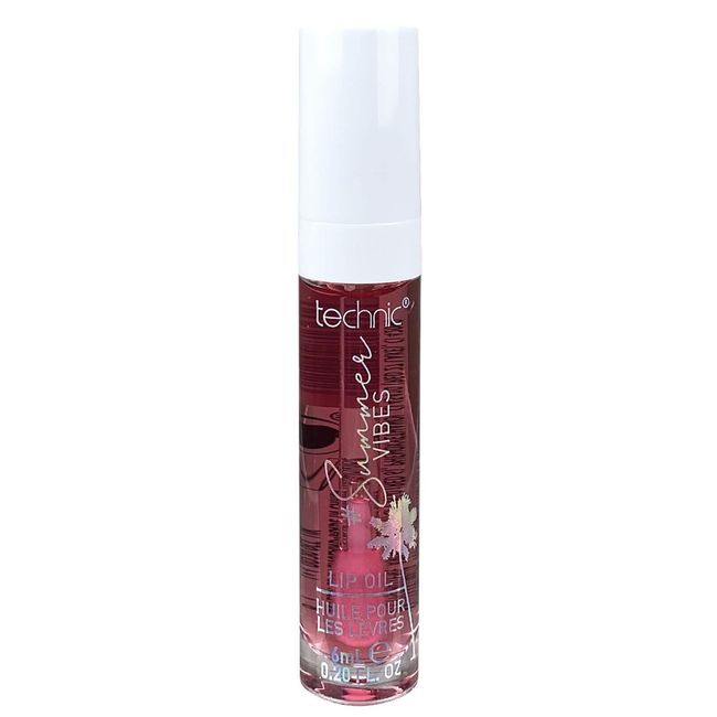 Technic Hydrating Lip Oil Gloss Fruity Flavour (Summer Vibes Cosmopolitan)