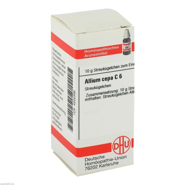 ALLIUM CEPA C 6 Globules 10 g