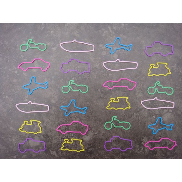 Silly Bandz Fun Shapes - 24 Pack