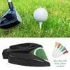 Jasfyee Golf Automatic Putting Cup, Golf Return Machine with 5Pcs Golf Ball Spikes, for Golf Training Indoor Office Auto Returning Practice