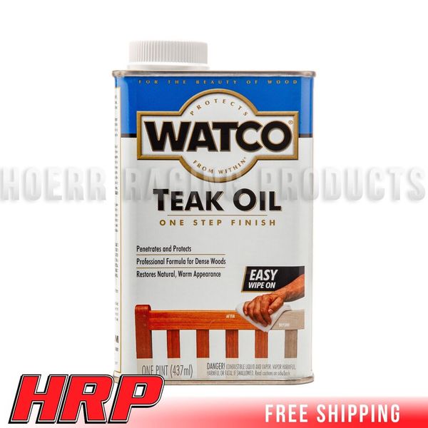 Rustoleum Watco Teak Oil Wood Finish Wood Stain 206347 PINT