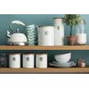 Typhoon Living Cream Sugar Canister