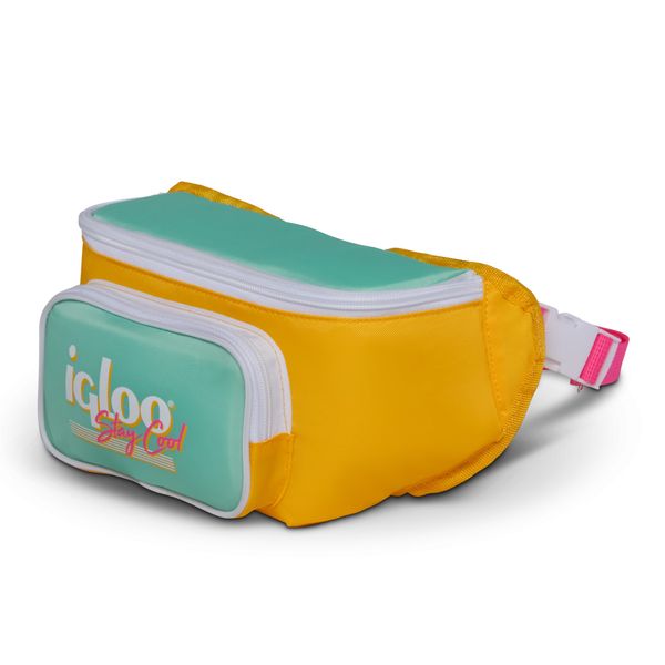 Igloo Fanny Pack, Yellow/Mint