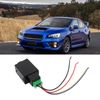 Micro Traders 4 Poles Car Fog Lights Push Button Switch 12V Compatible with Subaru with LED Indicator (Yellow Light)