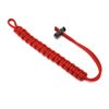 Braided Paracord Adjustable Bracelet in Red by APMOTS