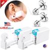 4PCS Safety Ear Piercing Kit Disposable Self Ear Piercing Gun with Ear Stud USA