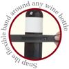 Vacu Vin 3630360 - Customizable Thermometer for wine bottles , dark gray