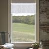 Heritage Lace Pineapple Valance with Trim, 45 by 15", White