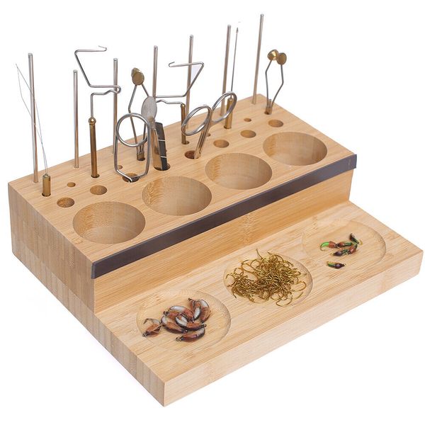 Kylebooker Fly Tying Fishing Kit Tool Organizer