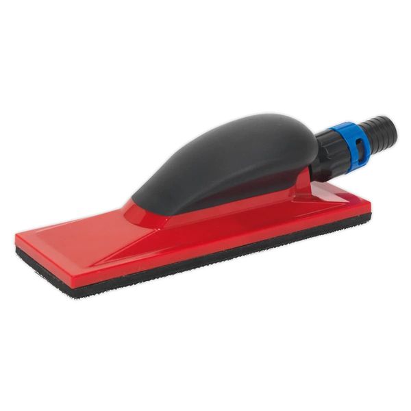 Sealey RE4012 70 x 198mm Dust-Free Sanding Block , Red