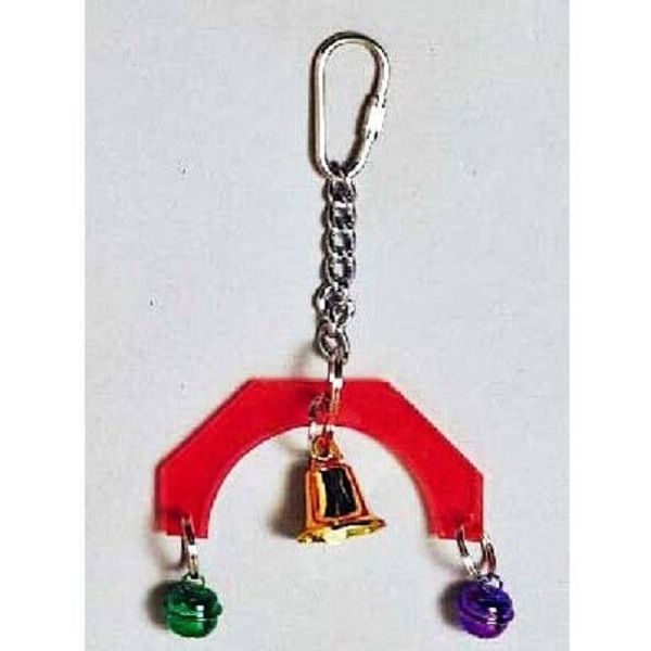 Prevue Pet Products Rainbow Acrylics Mini Mobile with Bells Small Bird Toy