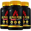 (3 Pack) Alpha Peak for Men Capsules-AlphaPeak Vitamin Complex, All Natural