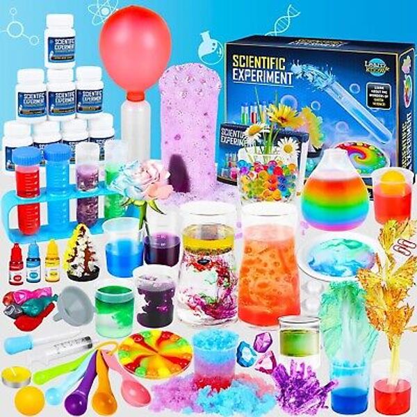 STEM Science Kit for Kids, 80 Experiments, Learning Tools, Role Play Gift 6-9