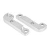 for e46 angle kit 2Pcs Drift Adapter,Aluminium Power Tuning Drift Lock Adapter Kit Increasing Turn Angle 25% with Mounting Hardware for E46 M3(Silver)