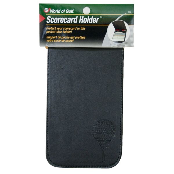 Jef World of Golf Gifts and Gallery, Inc. Scorecard Holder (Black)